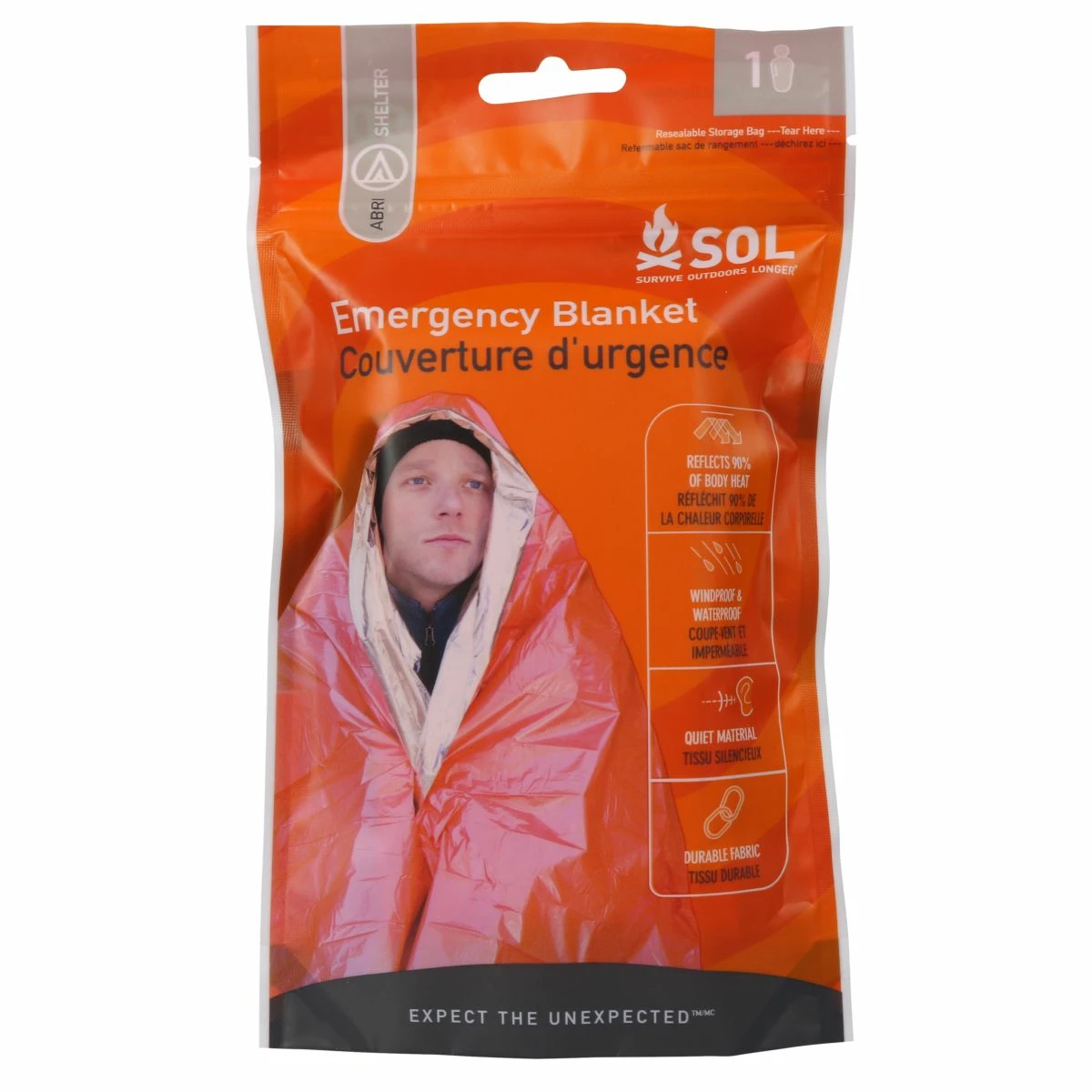 Adventure Medical Kits SOL Emergency Blanket 3 Adventure Medical Kits SOL Emergency Blanket - Image 3