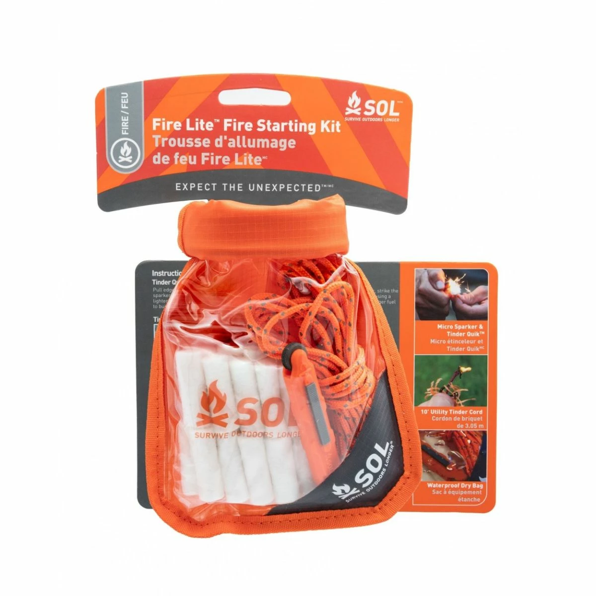 Adventure Medical Kits SOL Fire Lite Kit In Dry Bag 2 Adventure Medical Kits SOL Fire Lite Kit In Dry Bag - Image 2