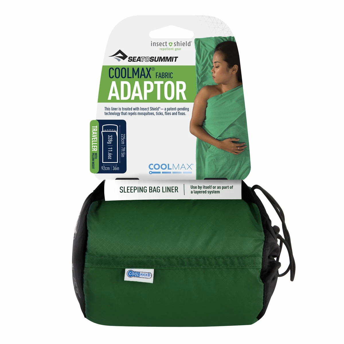 Sea To Summit Adaptor CoolMax Traveller Liner With Insect Shield 2 Sea To Summit Adaptor CoolMax Traveller Liner With Insect Shield - Image 2