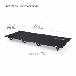 Helinox Cot Max Convertible 11 Helinox Cot Max Convertible -Camping Shop 191030amzcotmaxconvertible black3dimsimperial 1586388629924 rsz 96950.1626823397