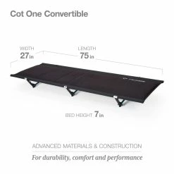Helinox Cot One Convertible Insulated -Camping Shop 191030amzcotoneinsulated black3dimsimperial 1586388817133 rsz 10573.1672865194
