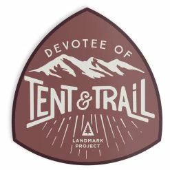 Landmark Project Devotee Of Tent & Trail Sticker