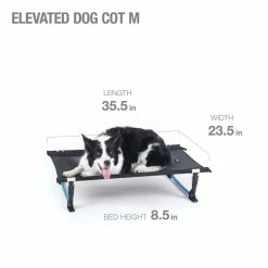 Helinox Elevated Dog Cot - Medium (Fall 2022) 11 Helinox Elevated Dog Cot - Medium (Fall 2022) -Camping Shop 2021ElevatedDogCotM Black 6DimsImperial 1613848704501 800x rsz 62738.1646681190