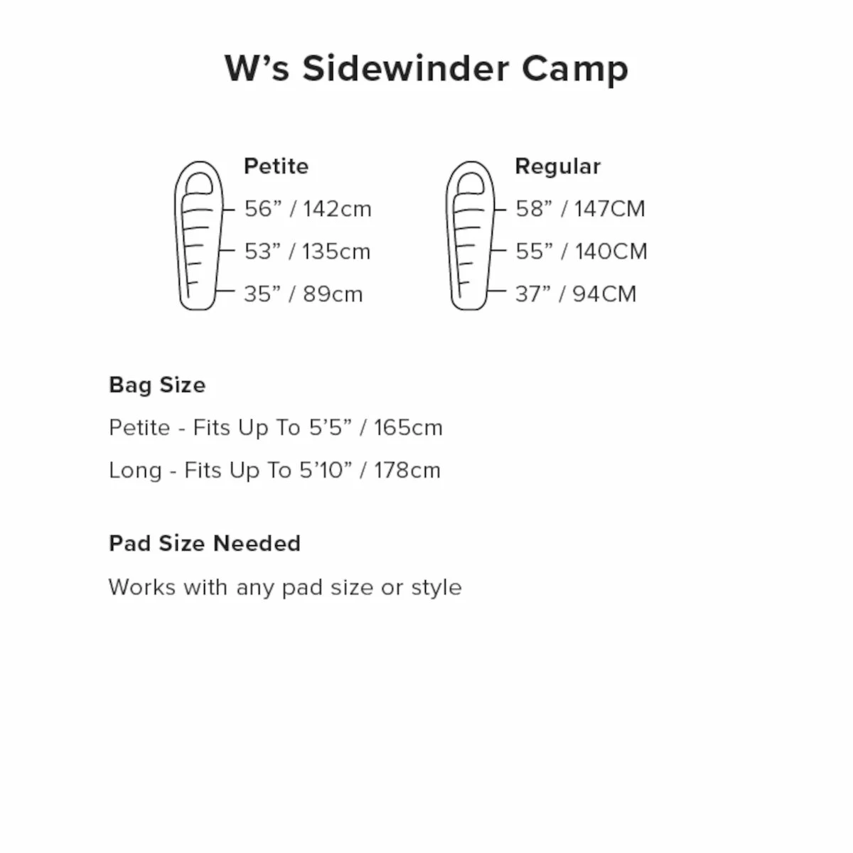 Big Agnes Sidewinder Camp 35 - Women's 5 Big Agnes Sidewinder Camp 35 - Women's - Image 5