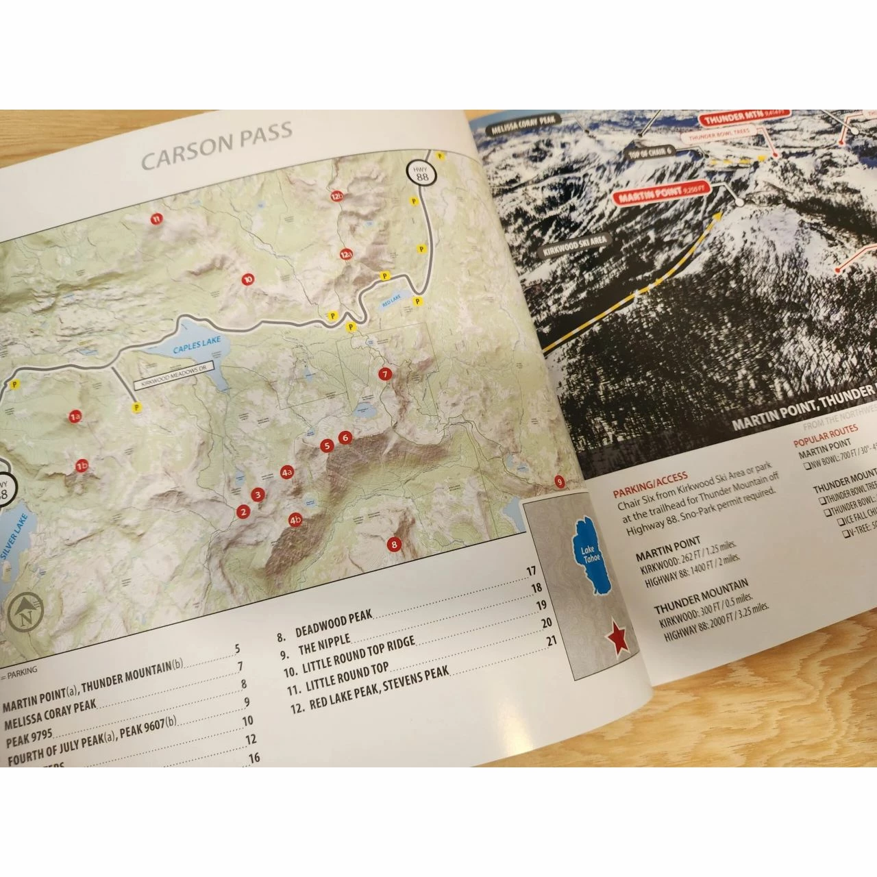 Alpenglow Publishing Studio Tahoe Ski Atlas 5 Alpenglow Publishing Studio Tahoe Ski Atlas - Image 5