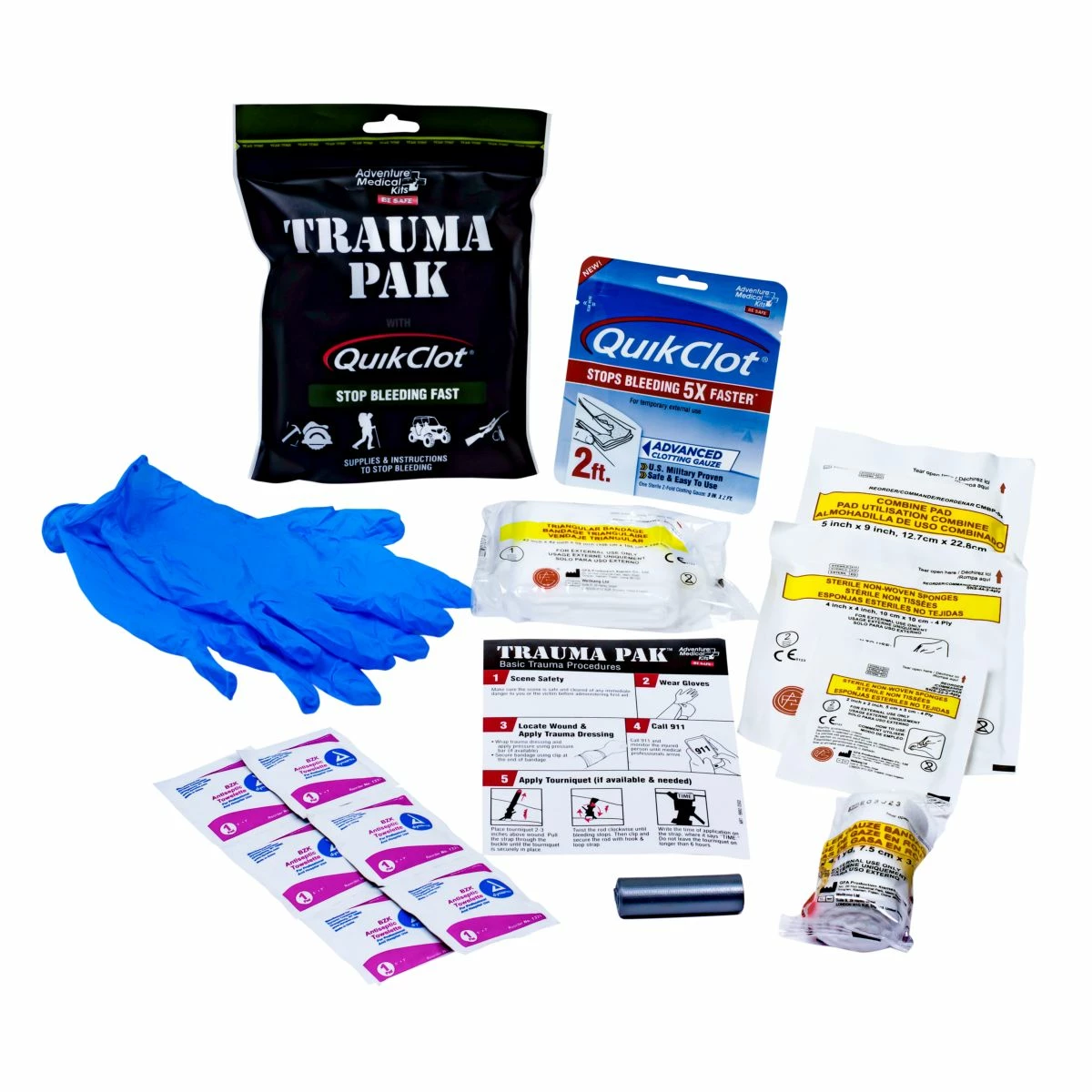 Adventure Medical Kits Trauma Pak With QuikClot 3 Adventure Medical Kits Trauma Pak With QuikClot - Image 3