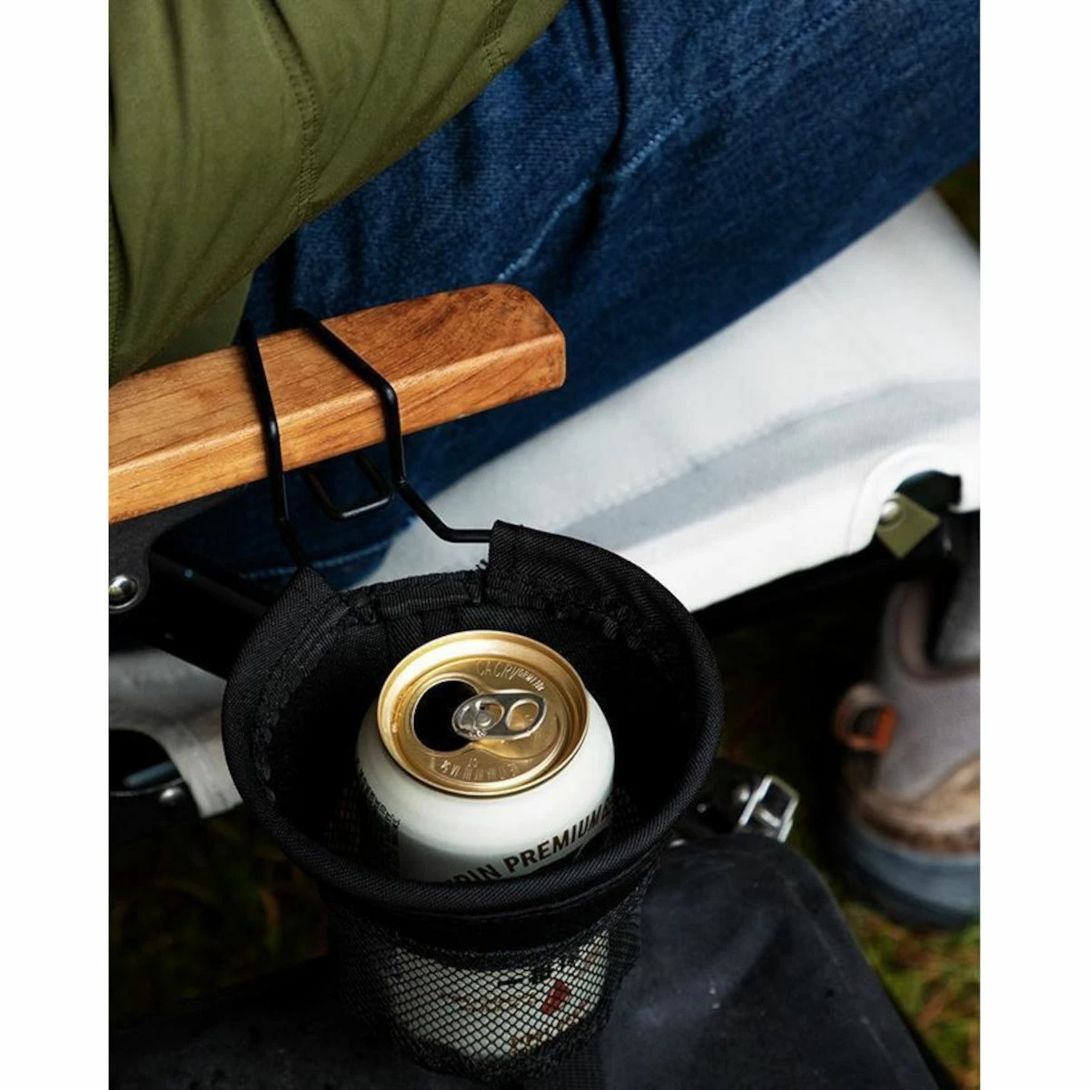 Snow Peak Low Chair Cup Holder 2 Snow Peak Low Chair Cup Holder - Image 2