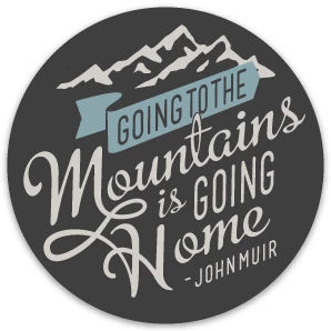 Landmark Project Going To The Mountains Sticker 1 Landmark Project Going To The Mountains Sticker