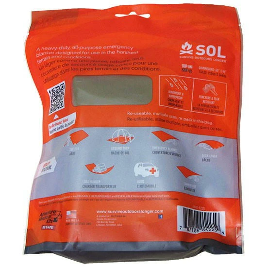 Adventure Medical Kits SOL Heavy Duty Emergency Blanket 2 Adventure Medical Kits SOL Heavy Duty Emergency Blanket - Image 2