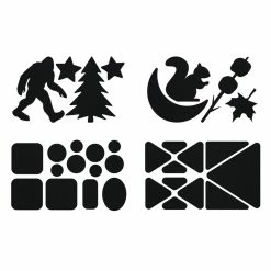 GEAR AID Gear Patches - Camping - Black